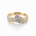Lab-Grown Diamond Band Ring in 18K Gold