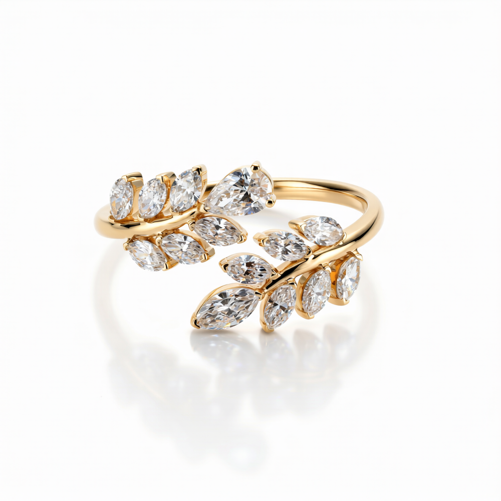 Lab-Grown Diamond Band Ring in 18K Gold