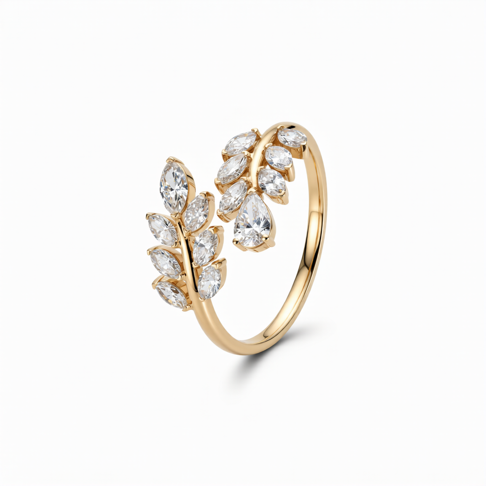 Lab-Grown Diamond Band Ring in 18K Gold