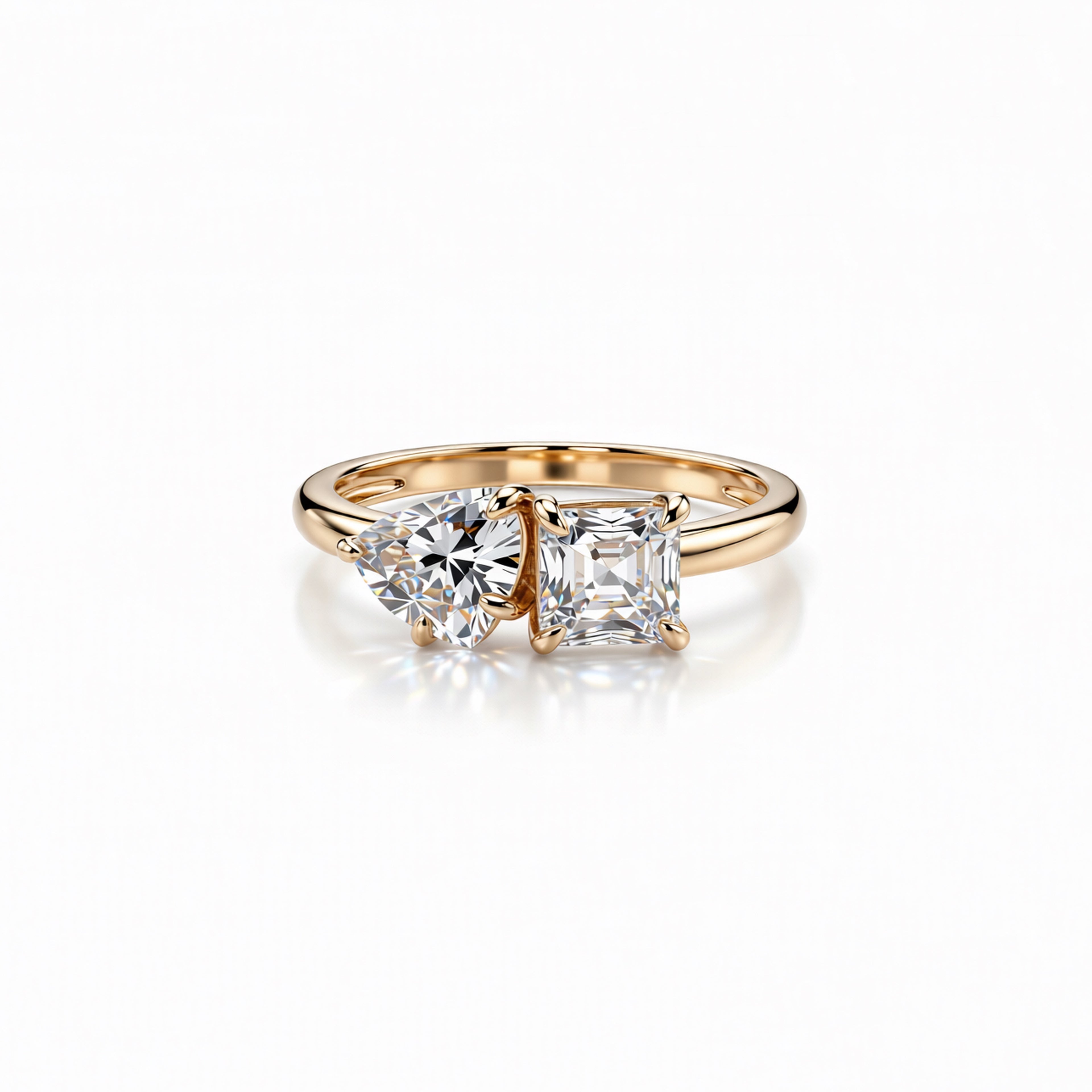 Lab-Grown Diamond Ring in 18K Gold