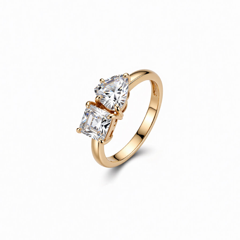 Lab-Grown Diamond Ring in 18K Gold