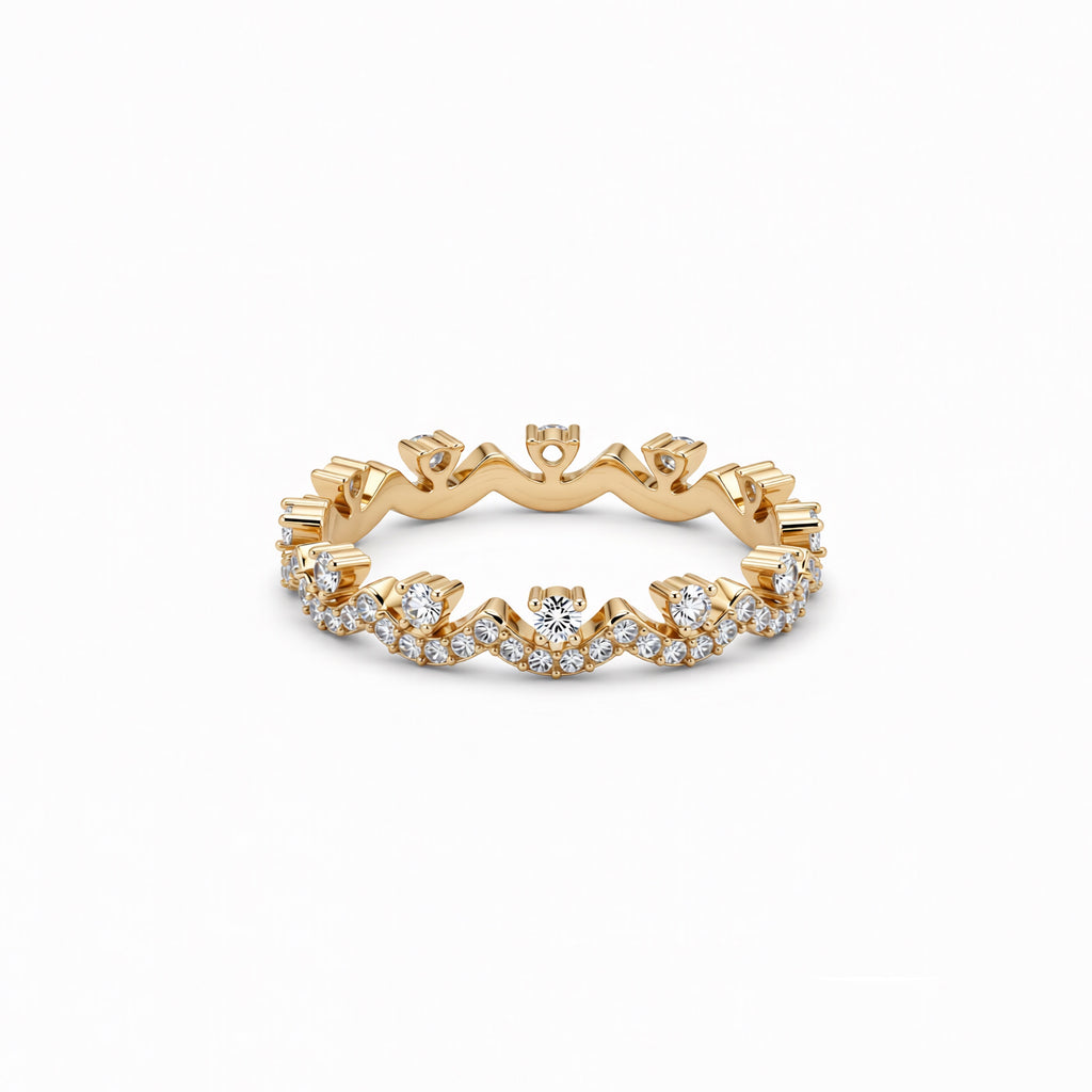 Lab-Grown Diamond Ring in 18K Gold