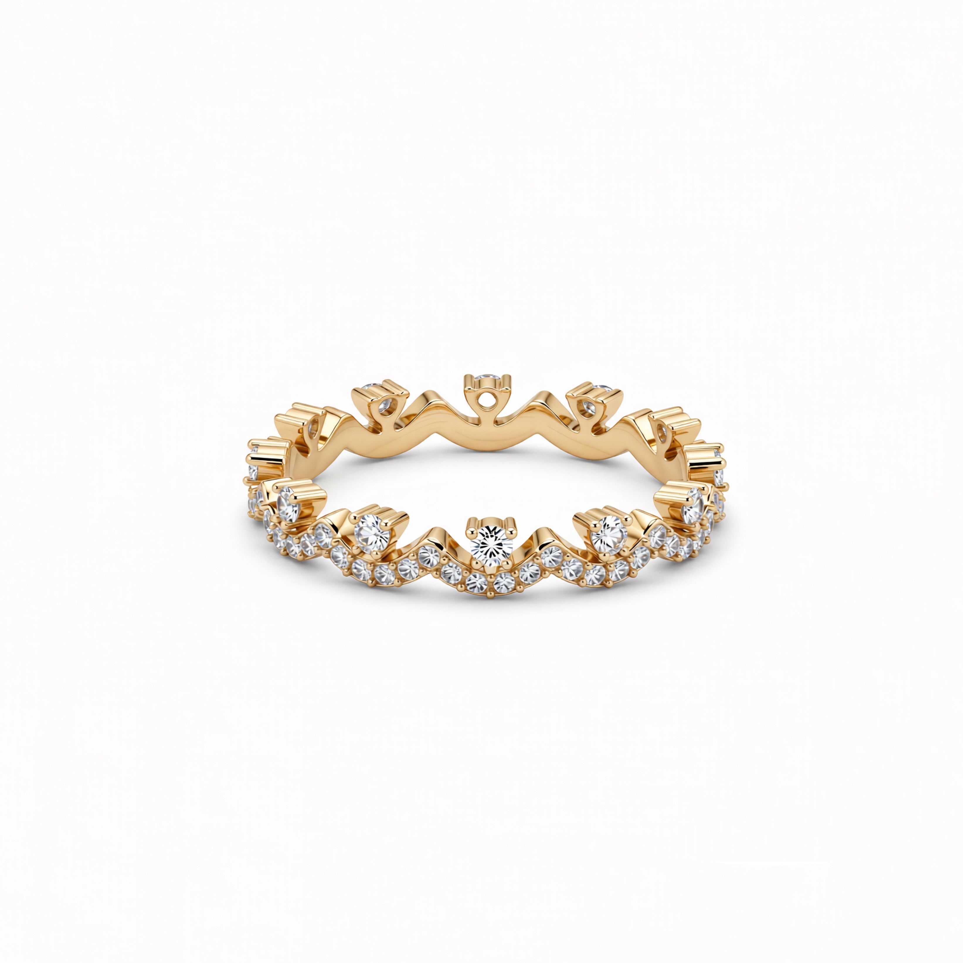 Lab-Grown Diamond Ring in 18K Gold