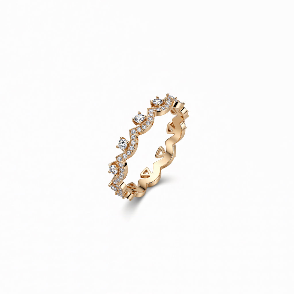 Lab-Grown Diamond Ring in 18K Gold