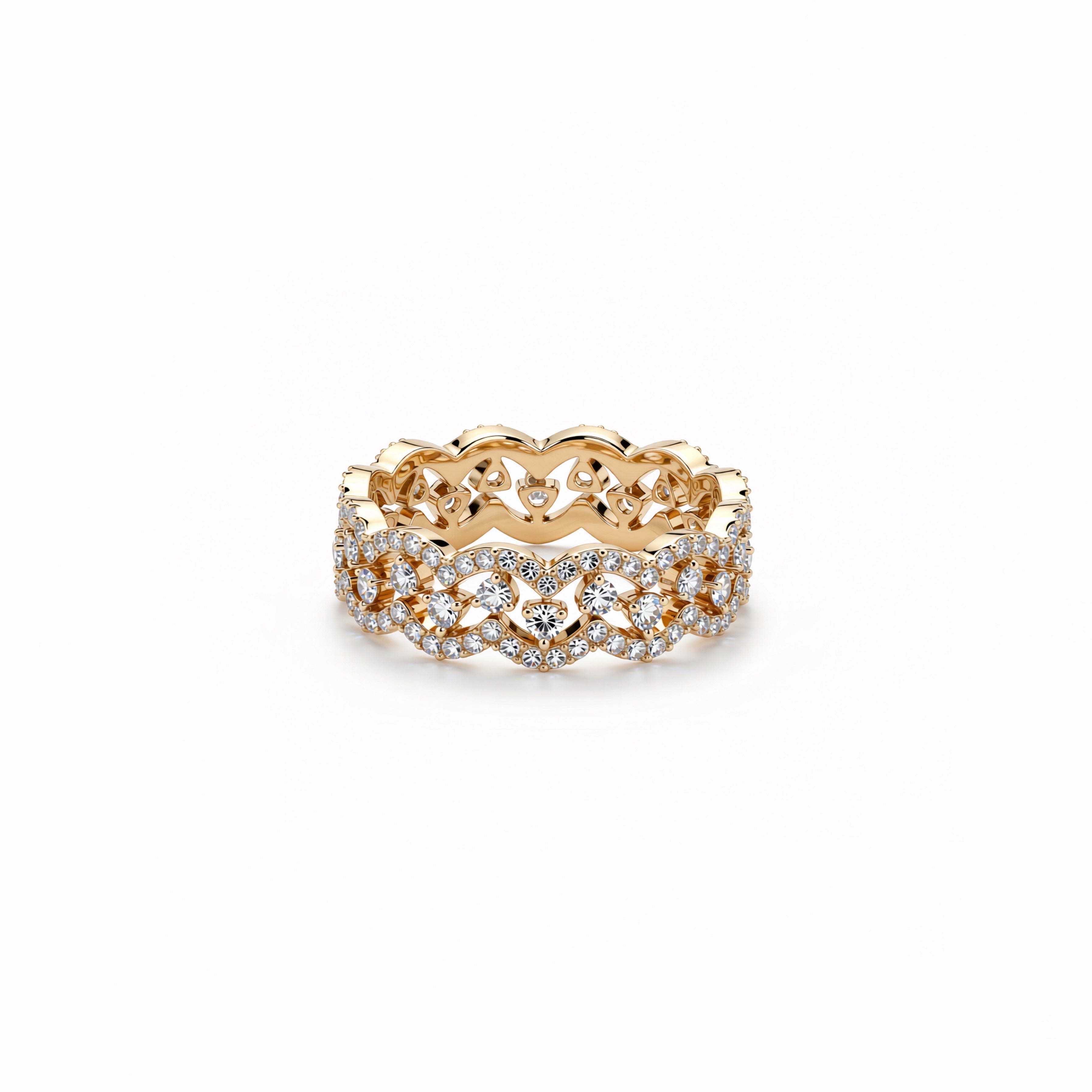 Lab-Grown Diamond Ring in 18K Gold