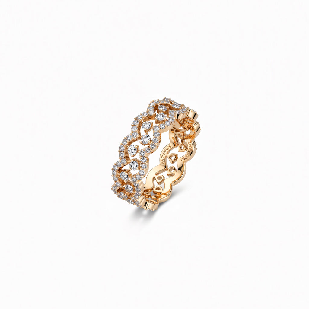 Lab-Grown Diamond Ring in 18K Gold