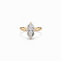 Marquise Cut Lab-Grown Diamond Ring in 18K Gold